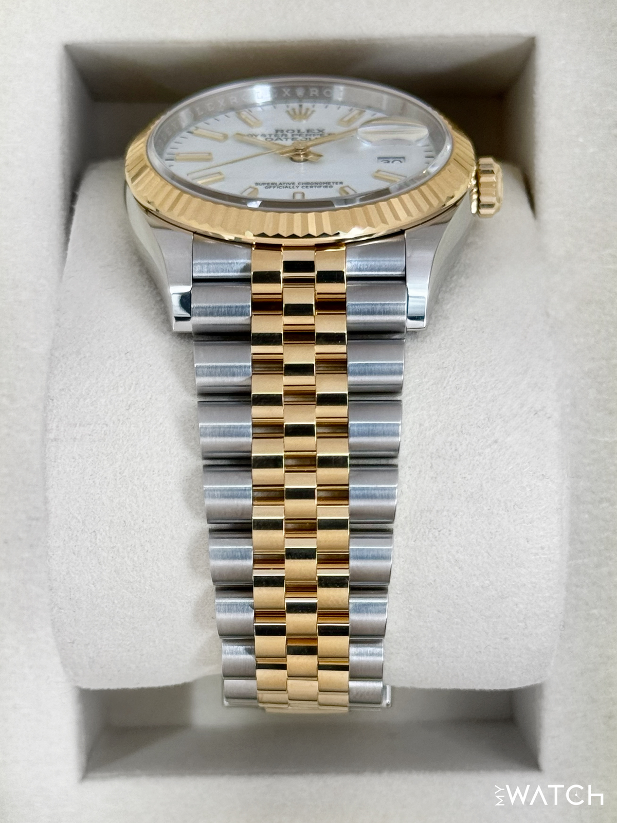 NEW 2025 Rolex Datejust 36mm 126233 Two-Tone Jubilee White Dial (STICKERED)