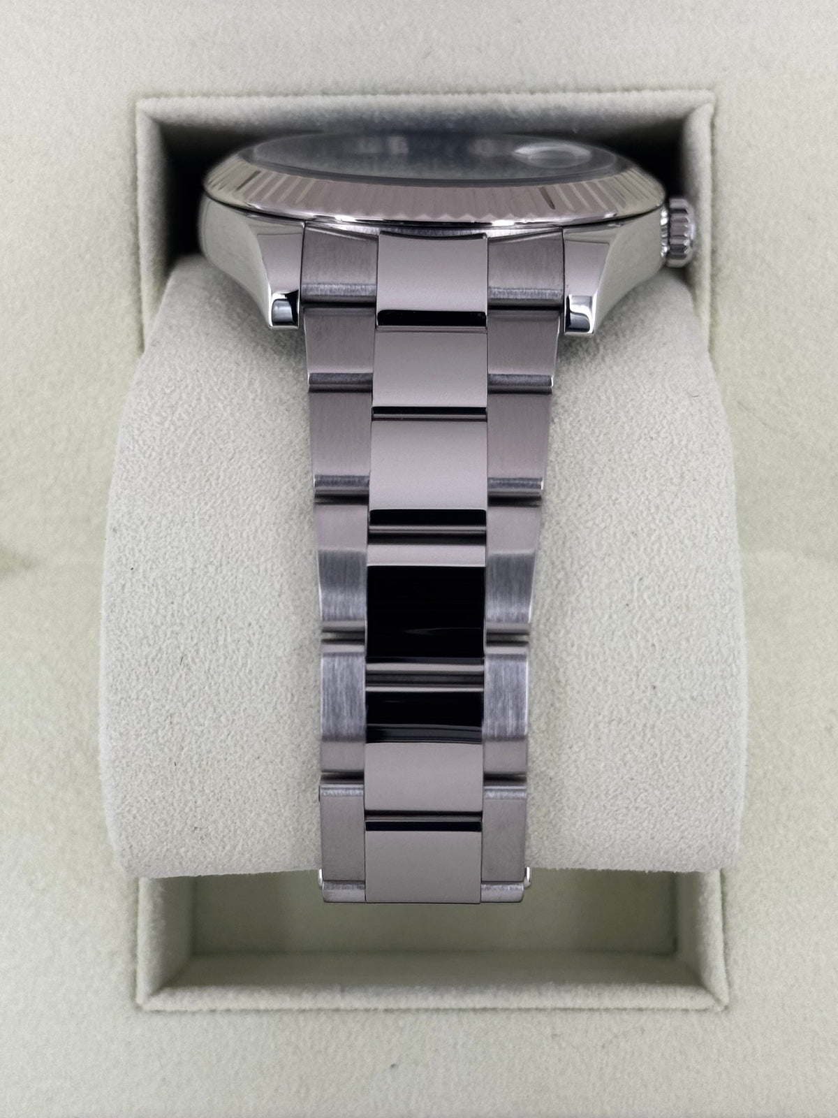2010 Rolex Datejust II 41mm 116334 Stainless Steel Oyster Blue Dial