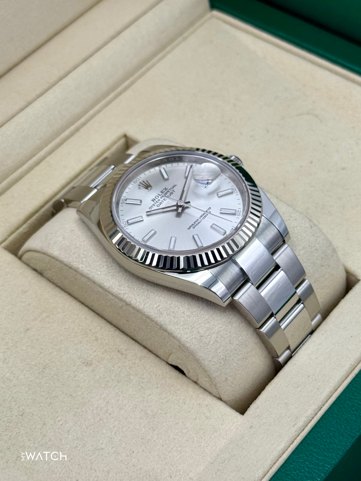 2025 Rolex Datejust 41mm 126334 Stainless Steel Oyster Silver Dial