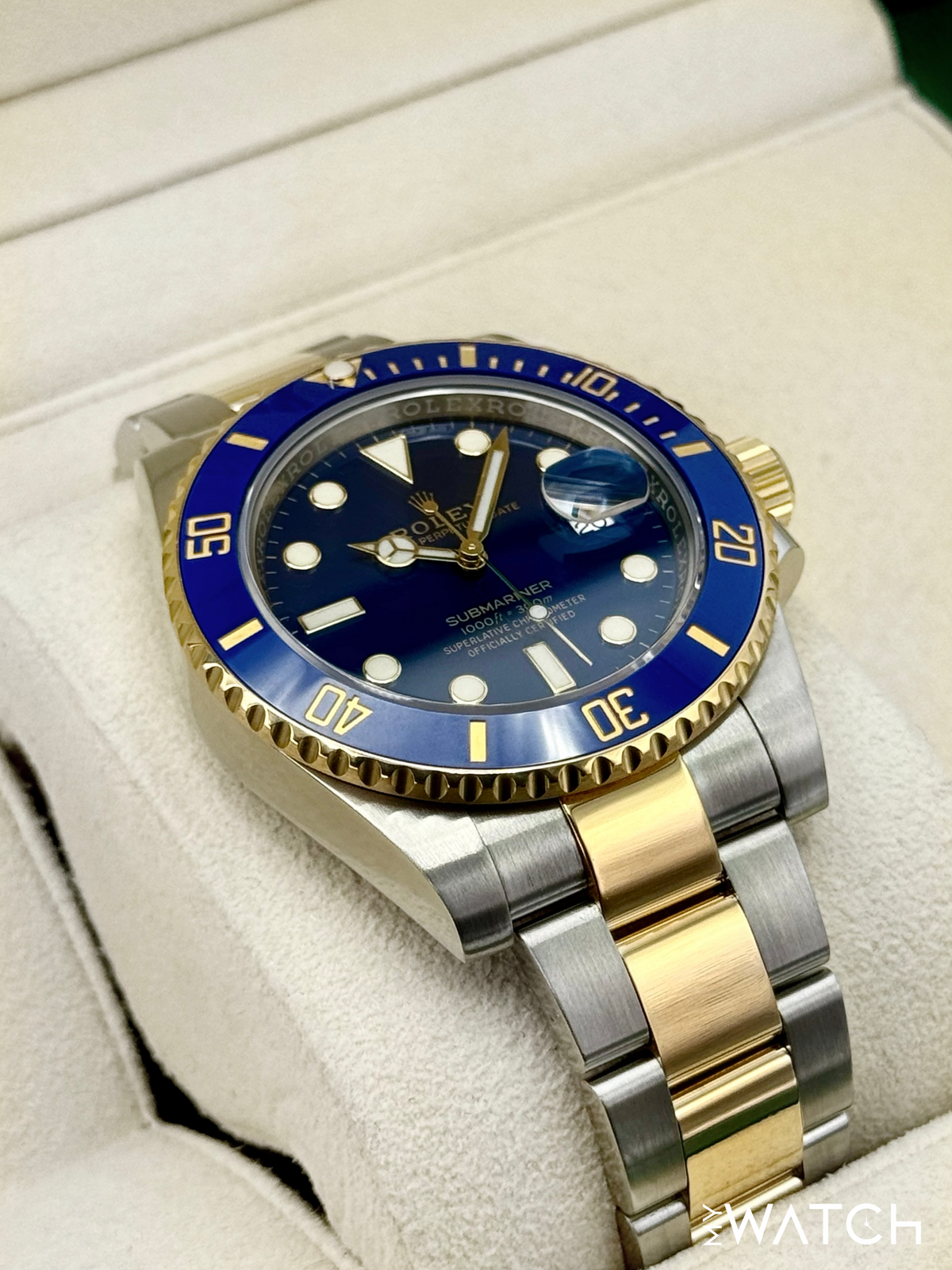2019 Rolex Submariner "Bluesy" 40mm 116613LB Two-Tone Blue Dial