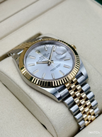 2025 Rolex Datejust 41mm 126333 Two-Tone Jubilee Silver Dial