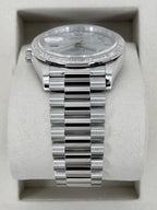 NEW 2026 Rolex Day-Date 36mm 128396TBR Ice Blue Roman Numeral Dial