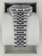 2021 Rolex Datejust 36mm 126284RBR Stainless Steel Jubilee Diamond Bezel Silver Dial