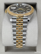 2025 Rolex Datejust 41mm 126333 Two-Tone Jubilee Black Dial