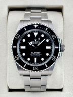2025 Rolex Submariner 41mm 124060 Stainless Steel Black Dial