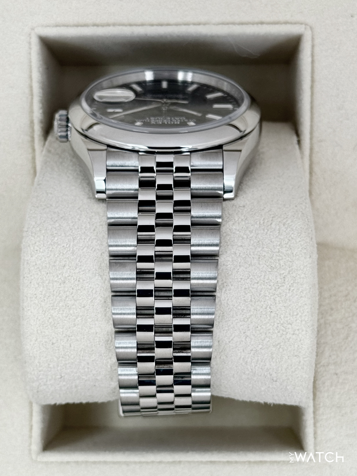 2024 Rolex Datejust 36mm 126200 Stainless Steel Jubilee Black Dial