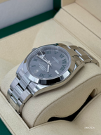 2021 Rolex Datejust 41mm 126300 Stainless Steel Oyster Wimbledon Dial