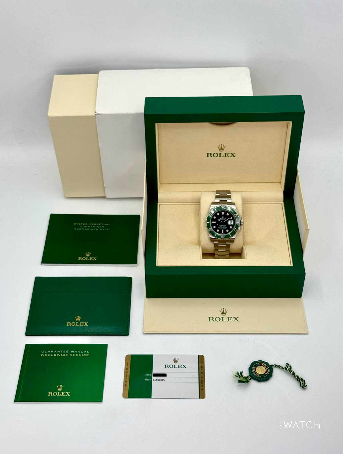 2020 Rolex Submariner “Hulk” 40mm 116610LV Green Dial