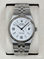 2025 Rolex Land-Dweller 40mm 127334 Stainless Steel Jubilee White Dial