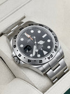 2012 Rolex Explorer II 42mm 216570 Stainless Steel Black Dial