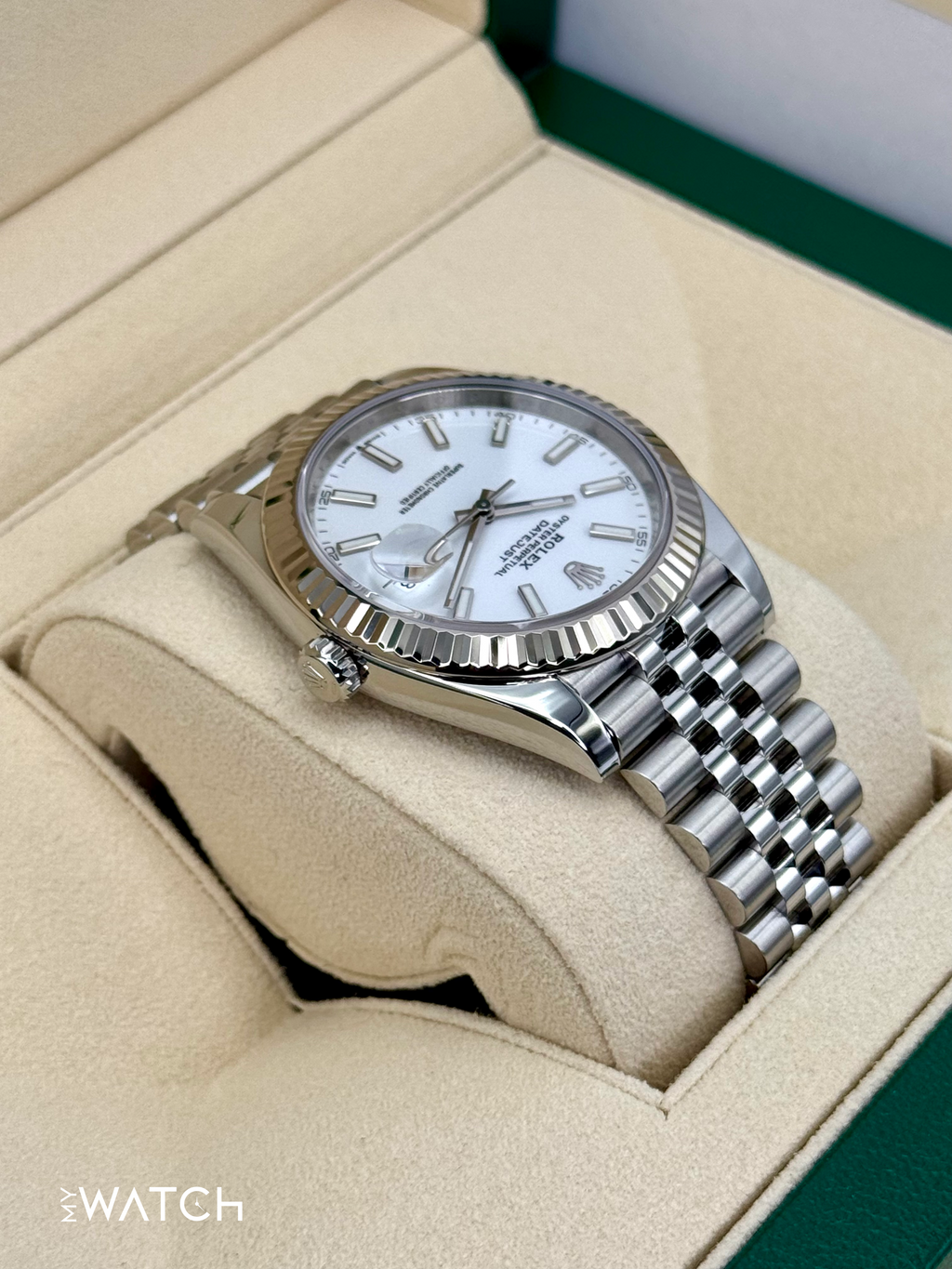 2021 Rolex Datejust 41mm 126334 Stainless Steel Jubilee White Dial