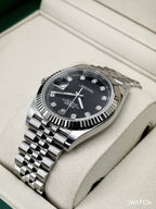 NEW 2026 Rolex Datejust 41mm 126334 Stainless Steel Jubilee Black Diamond Dial