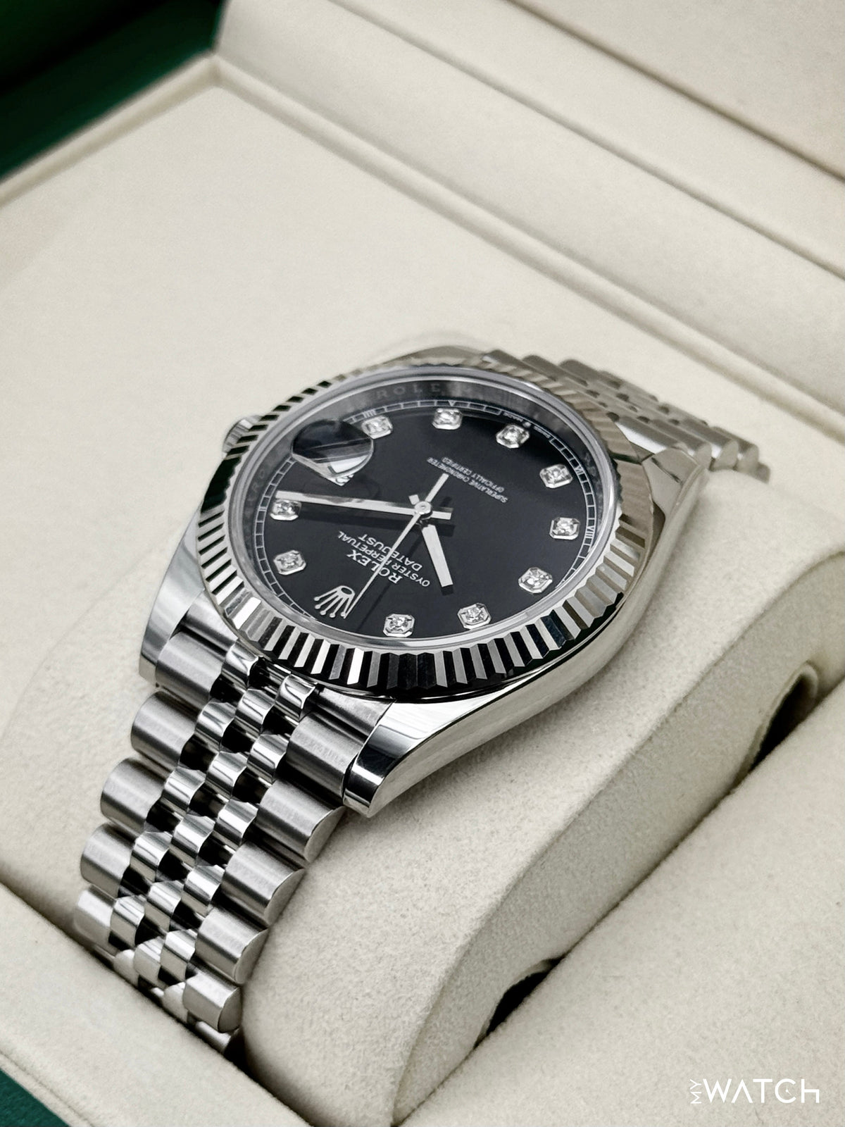 NEW 2026 Rolex Datejust 41mm 126334 Stainless Steel Jubilee Black Diamond Dial