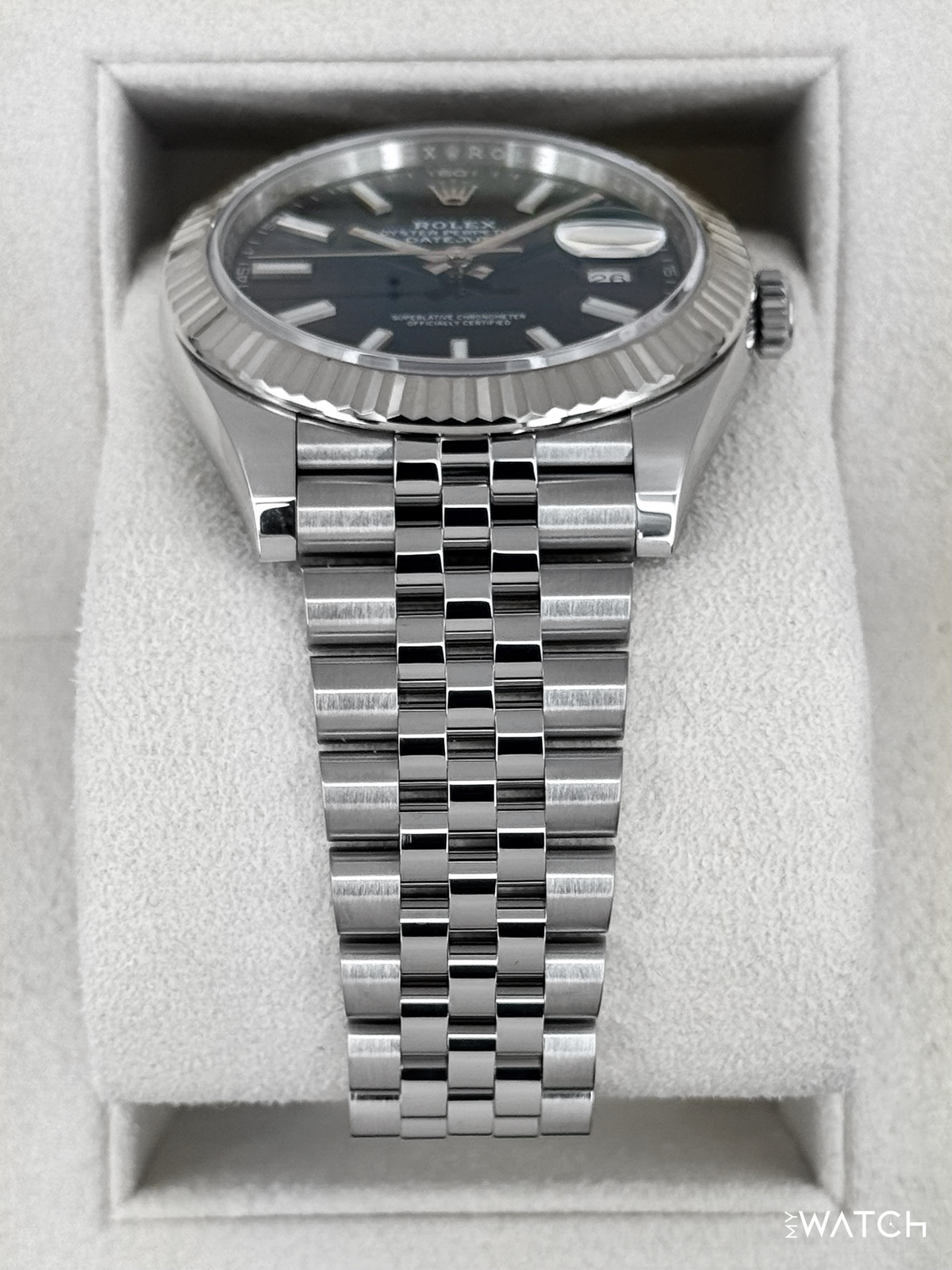 2019 Rolex Datejust 41mm 126334 Stainless Steel Jubilee Blue Dial