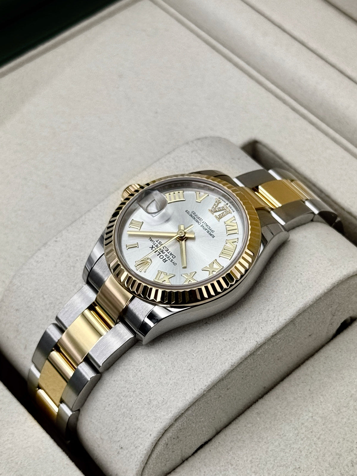 NEW 2026 Rolex Datejust 31mm 278273 Two-Tone Oyster Silver Diamond Dial