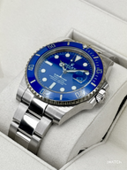 2020 Rolex Submariner "Smurf" 40mm 116619LB White Gold Blue Dial (NFC Card)