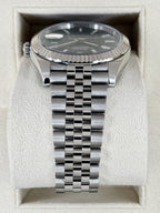 2024 Rolex Datejust 41mm 126334 Stainless Steel Jubilee Green Motif Dial