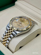 NEW 2026 Rolex Datejust 41mm 126333 Two-Tone Jubilee Champagne Diamond Dial