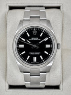 2023 Rolex Oyster Perpetual 41mm 124300 Black Dial