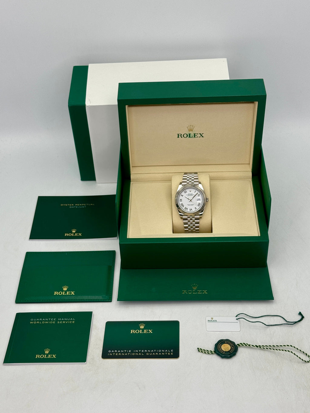 NEW 2026 Rolex Datejust 41mm 126334 Stainless Steel Jubilee White Roman Numeral Dial
