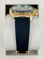 NEW 2026 Rolex Daytona 40mm 126518LN Yellow Gold Oysterflex Turquoise Dial (STICKERED)