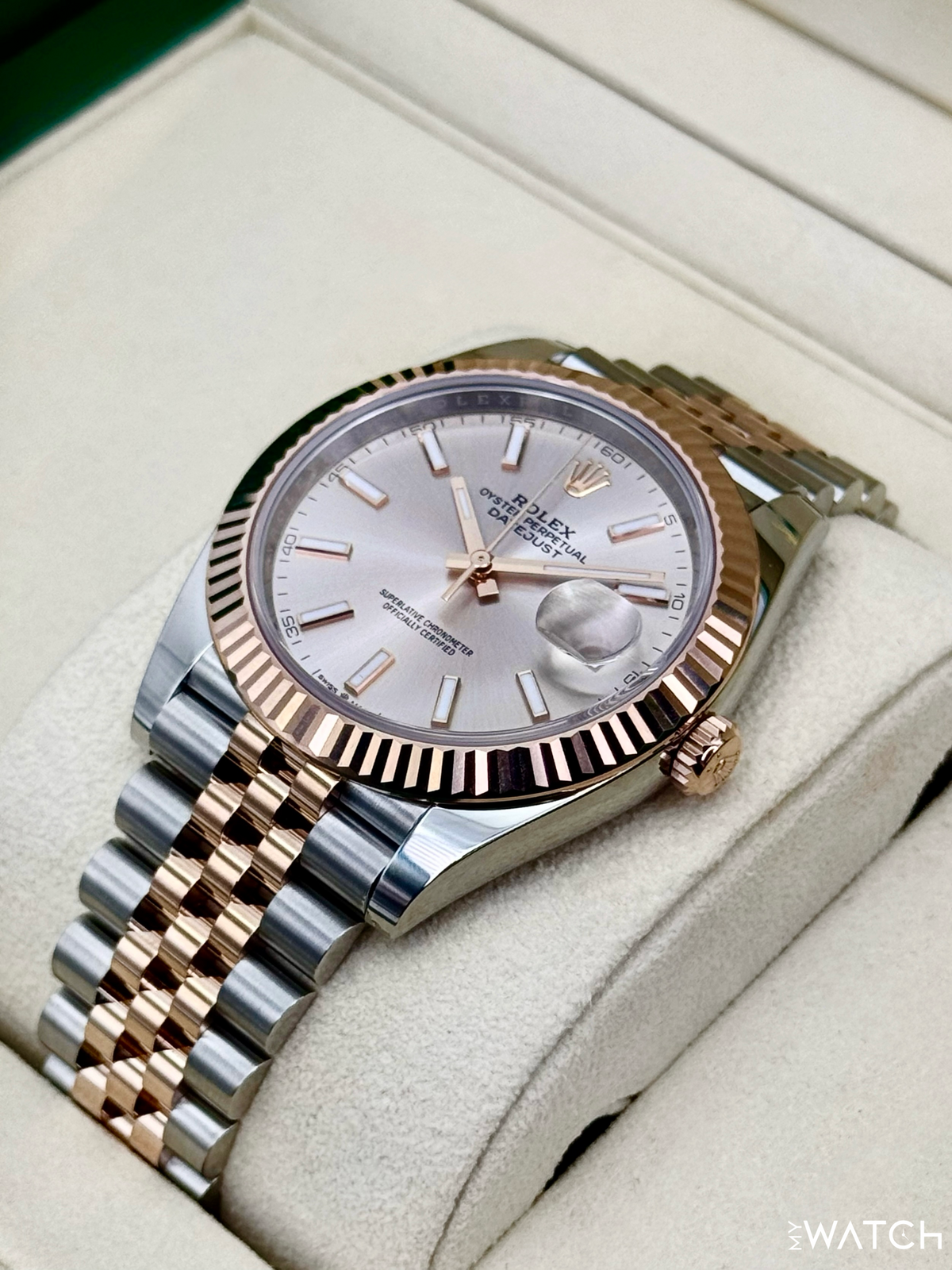 NEW 2025 Rolex Datejust 41mm 126331 Two-Tone Jubilee Sundust Dial
