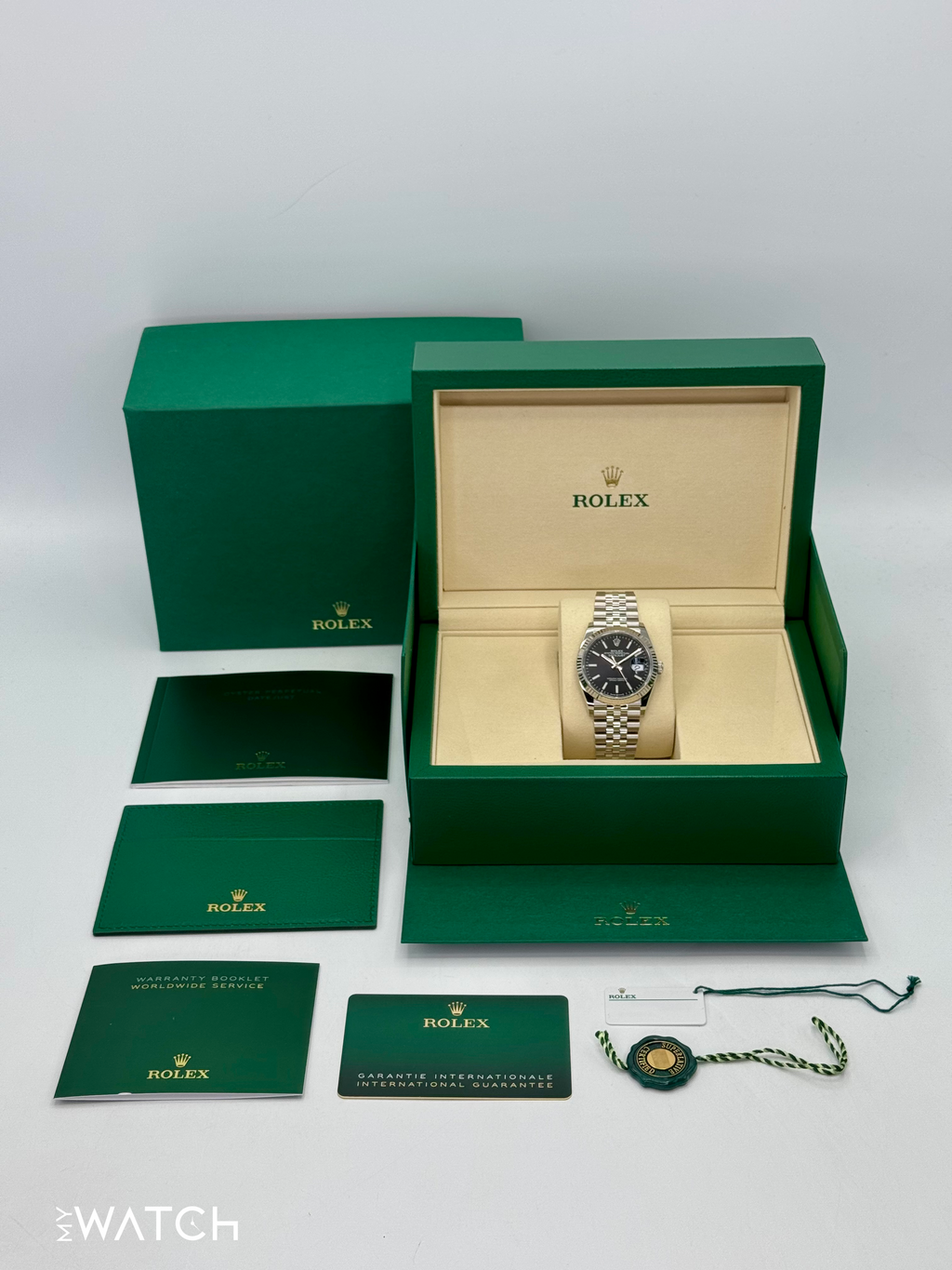 NEW 2026 Rolex Datejust 36mm 126234 Stainless Steel Jubilee Black Dial
