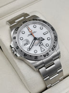 NEW 2026 Rolex Explorer II 42mm 226570 Polar White Dial (STICKERED)