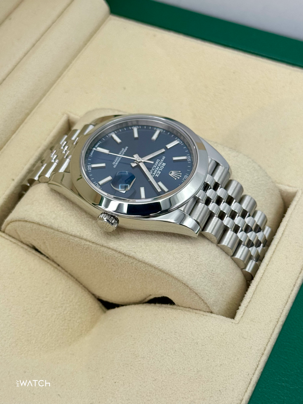 2023 Rolex Datejust 41mm 126300 Stainless Steel Jubilee Blue Dial