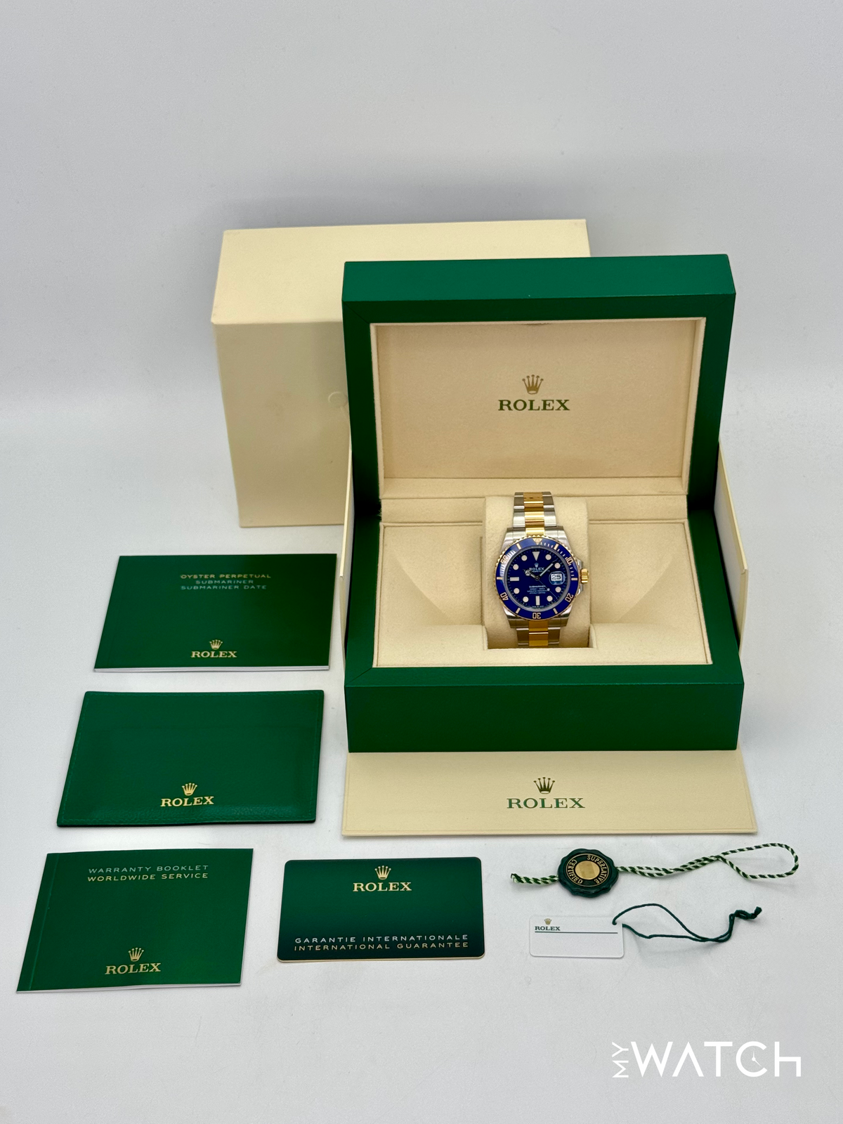 2022 Rolex Submariner "Bluesy" 41mm 126613LB Two-Tone Blue Dial