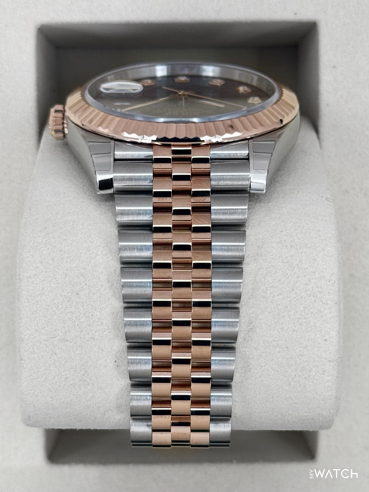 NEW 2025 Rolex Datejust 41mm 126331 Two-Tone Chocolate Diamond Dial (STICKERED)