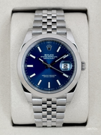 NEW 2026 Rolex Datejust 41mm 126300 Stainless Steel Jubilee Blue Dial