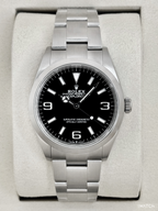 NEW 2026 Rolex Explorer 36mm 124270 Stainless Steel Black Dial
