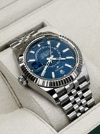 2023 Rolex Sky-Dweller 42mm 336934 Stainless Steel Jubilee Blue Dial