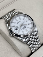 2025 Rolex Datejust 41mm 126334 Stainless Steel Jubilee White Dial