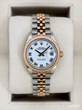 2023 Rolex Lady-Datejust 28mm 279171 Two-Tone Jubilee White Dial