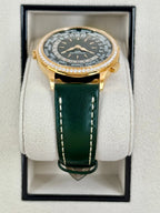 NEW 2026 Patek Philippe World Time Complications 36mm 7130R Rose Gold Green Dial