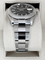 2021 Rolex Datejust 41mm 126300 Stainless Steel Oyster Black Dial