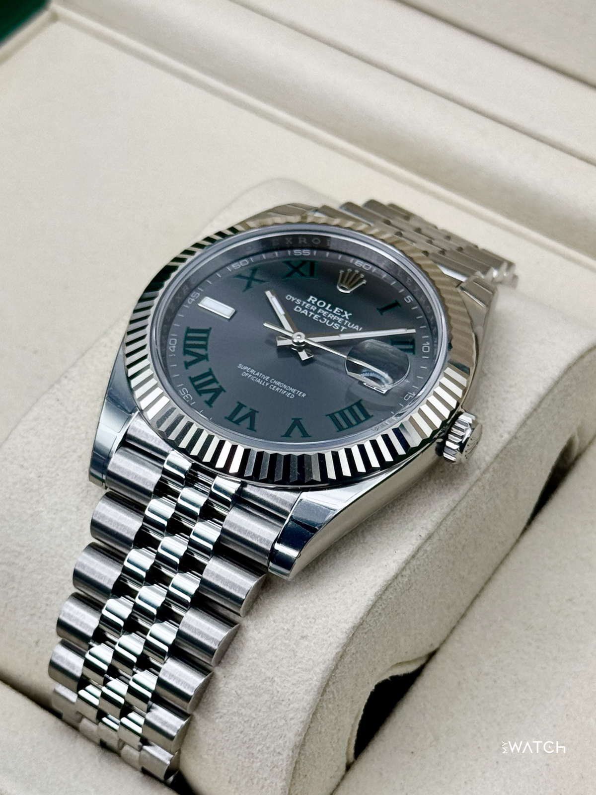 NEW 2026 Rolex Datejust 41mm 126334 Jubilee Wimbledon Dial (STICKERED)