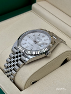 New 2025 Rolex Datejust 41mm 126334 Stainless Steel Jubilee Silver Dial