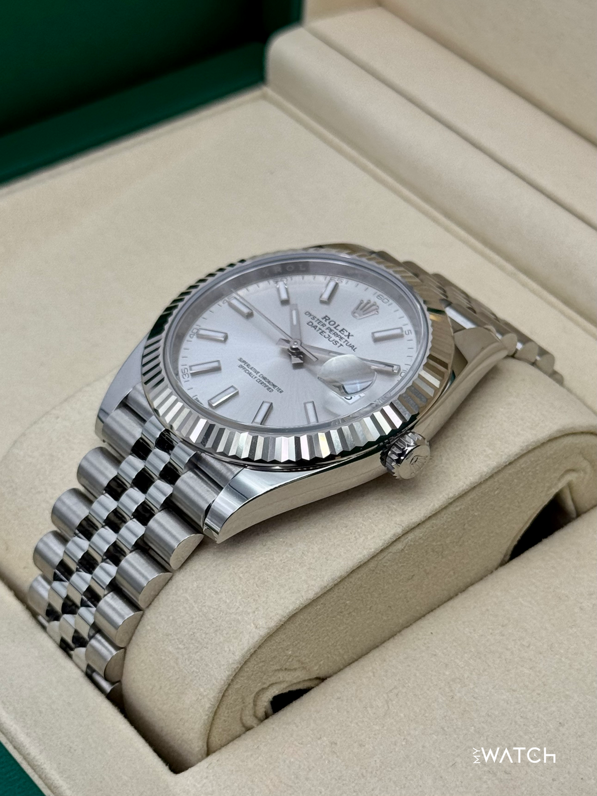 New 2025 Rolex Datejust 41mm 126334 Stainless Steel Jubilee Silver Dial