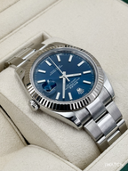 2021 Rolex Datejust 41mm 126334 Stainless Steel Oyster Blue Dial