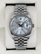 2021 Rolex Datejust 36mm 126234 Stainless Steel Jubilee Silver Dial