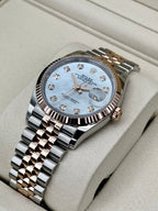 NEW 2026 Rolex Datejust 36mm 126231 Two-Tone Jubilee Mother of Pearl Diamond Dial