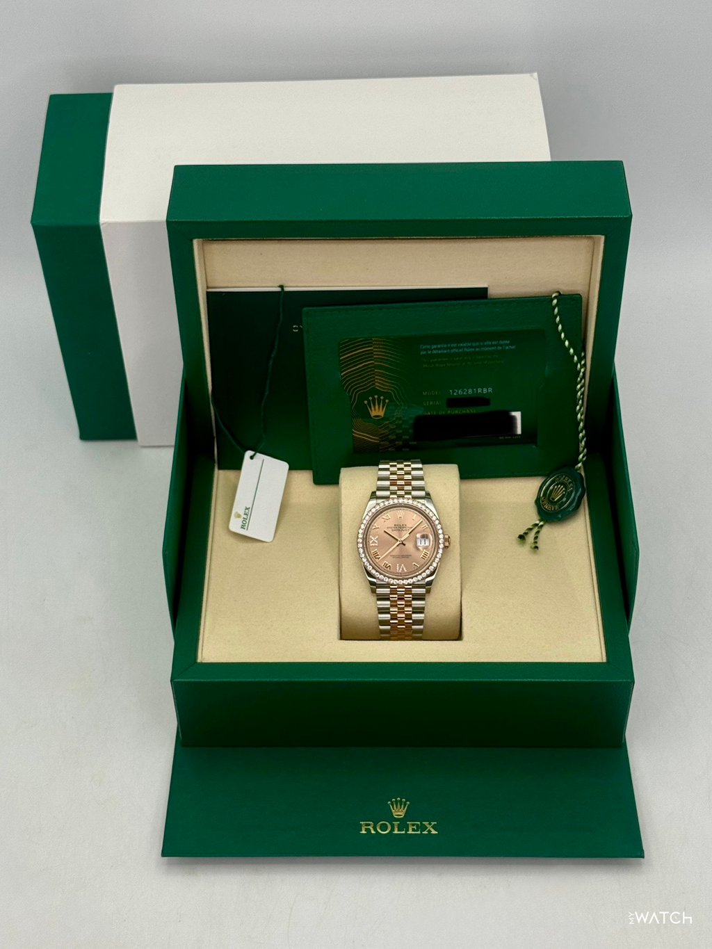 2025 Rolex Datejust 36mm 126281RBR Two-Tone Jubilee Pink Diamond Dial
