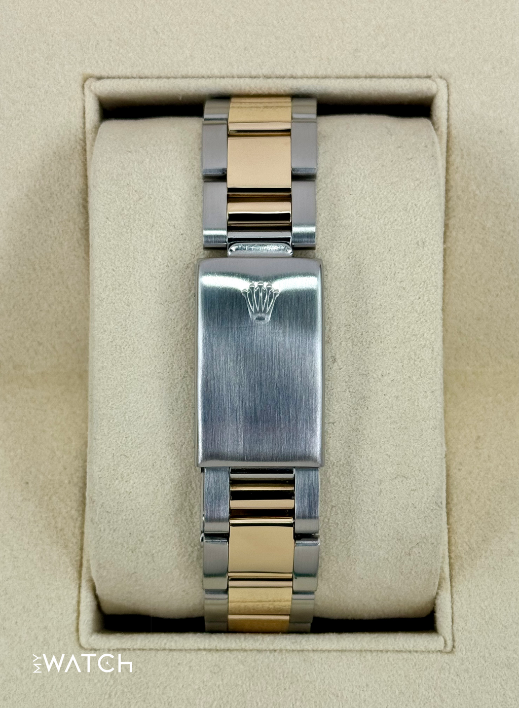 1972 Rolex Datejust 36mm 1601 Two-Tone Oyster Mother of Pearl Diamond Dial