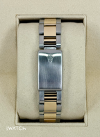 1972 Rolex Datejust 36mm 1601 Two-Tone Oyster Mother of Pearl Diamond Dial