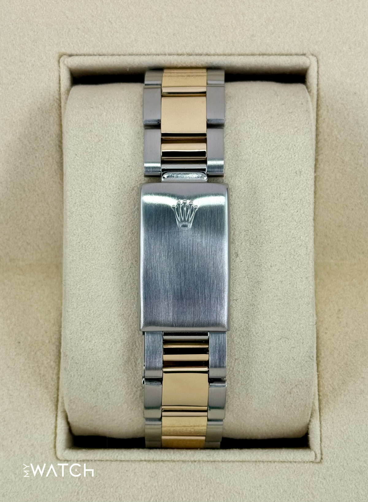 1972 Rolex Datejust 36mm 1601 Two-Tone Oyster Mother of Pearl Diamond Dial
