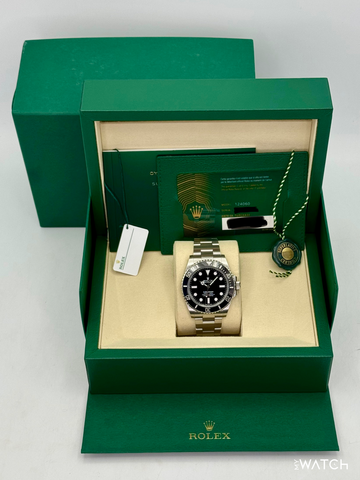 NEW 2025 Rolex Submariner 41mm 124060 Stainless Steel Black Dial