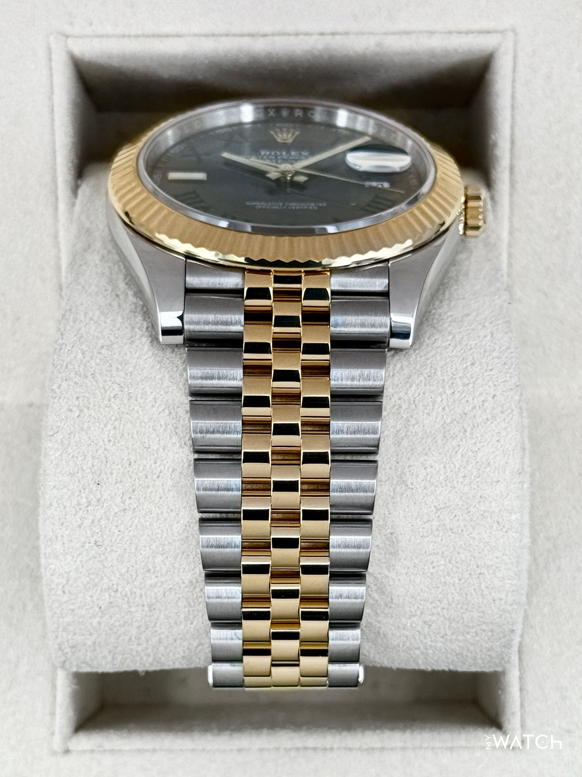 2020 Rolex Datejust 41mm 126333 Two-Tone Oyster Wimbledon Dial